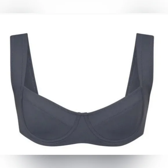 2pcs SKIMS SHAPING SWIM UNLINED UNDERWIRE & SWIM MID COVERAGE BOTTOMS/ XXS/NWT - Picture 6 of 15